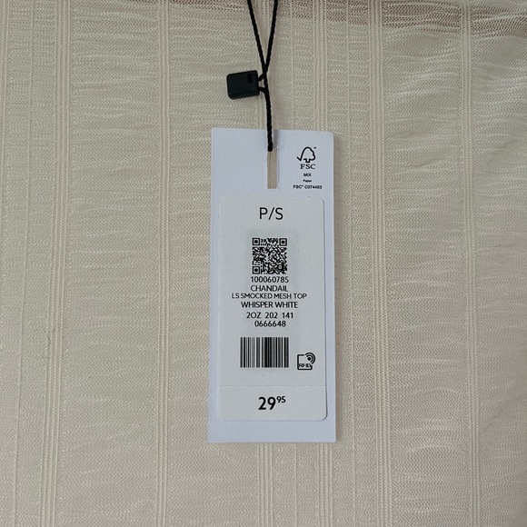 Sheer mesh mock neck top - Picture 5 of 6